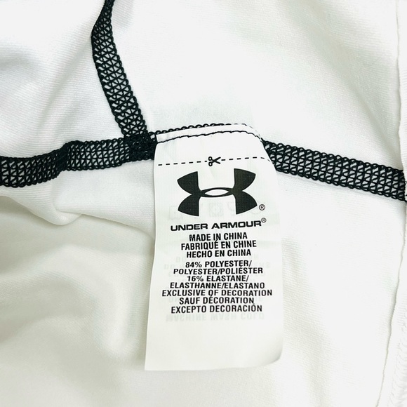 Under Armour White Gameday Armour Baselayer Football Compression Top Mens Sz XL - Picture 8 of 9